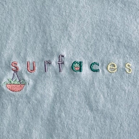 Surfaces Band Merchandise Long Sleeve T-Shirt, Light Blue, Large - Picture 1 of 12